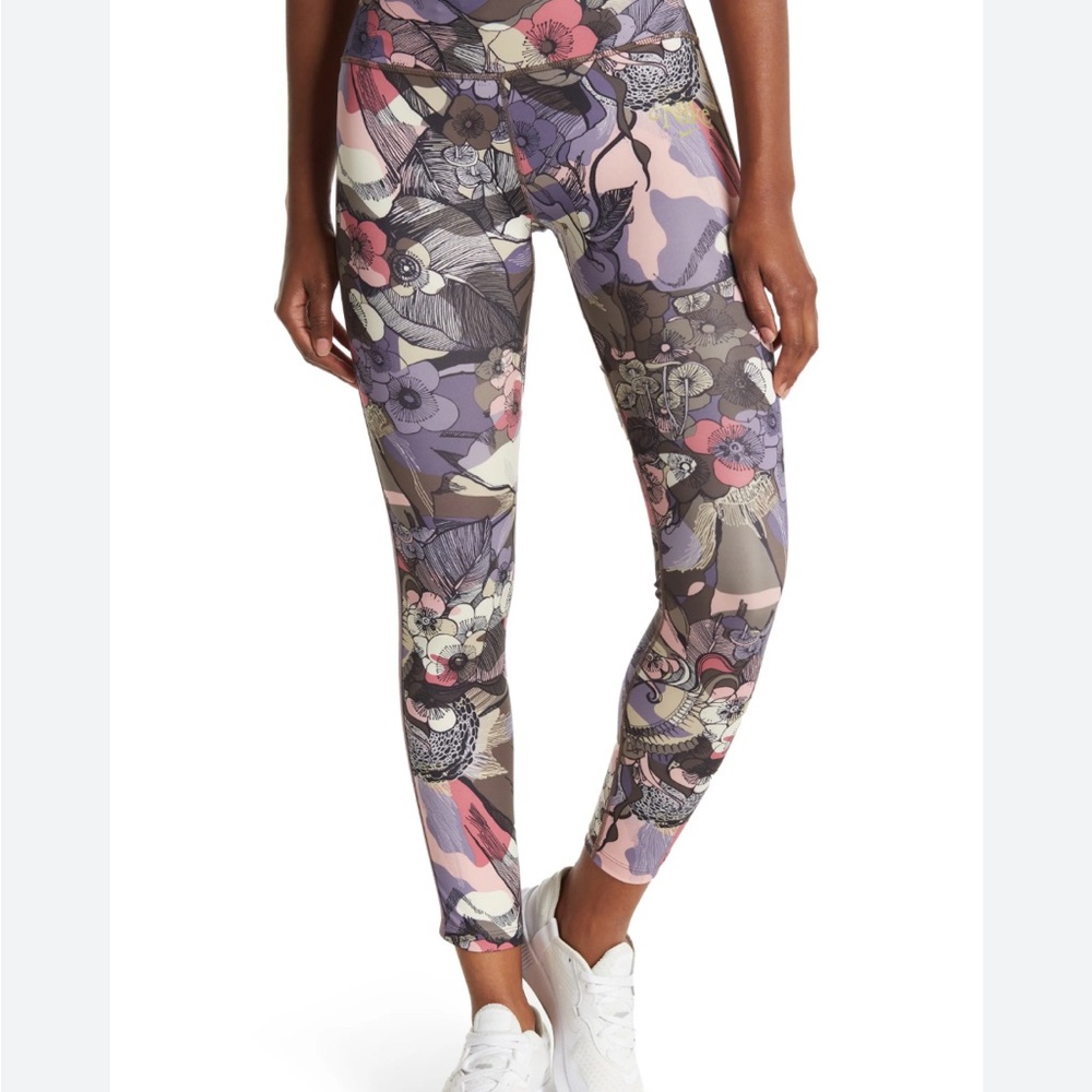 Nike Epic Fast Running Legging Floral XS Dri-Fit